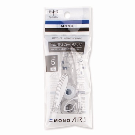 Tombow MONO Air Pen-Type Correction Tape, Refill, Clear Applicator, 0.19 in. x 236 in. 68697